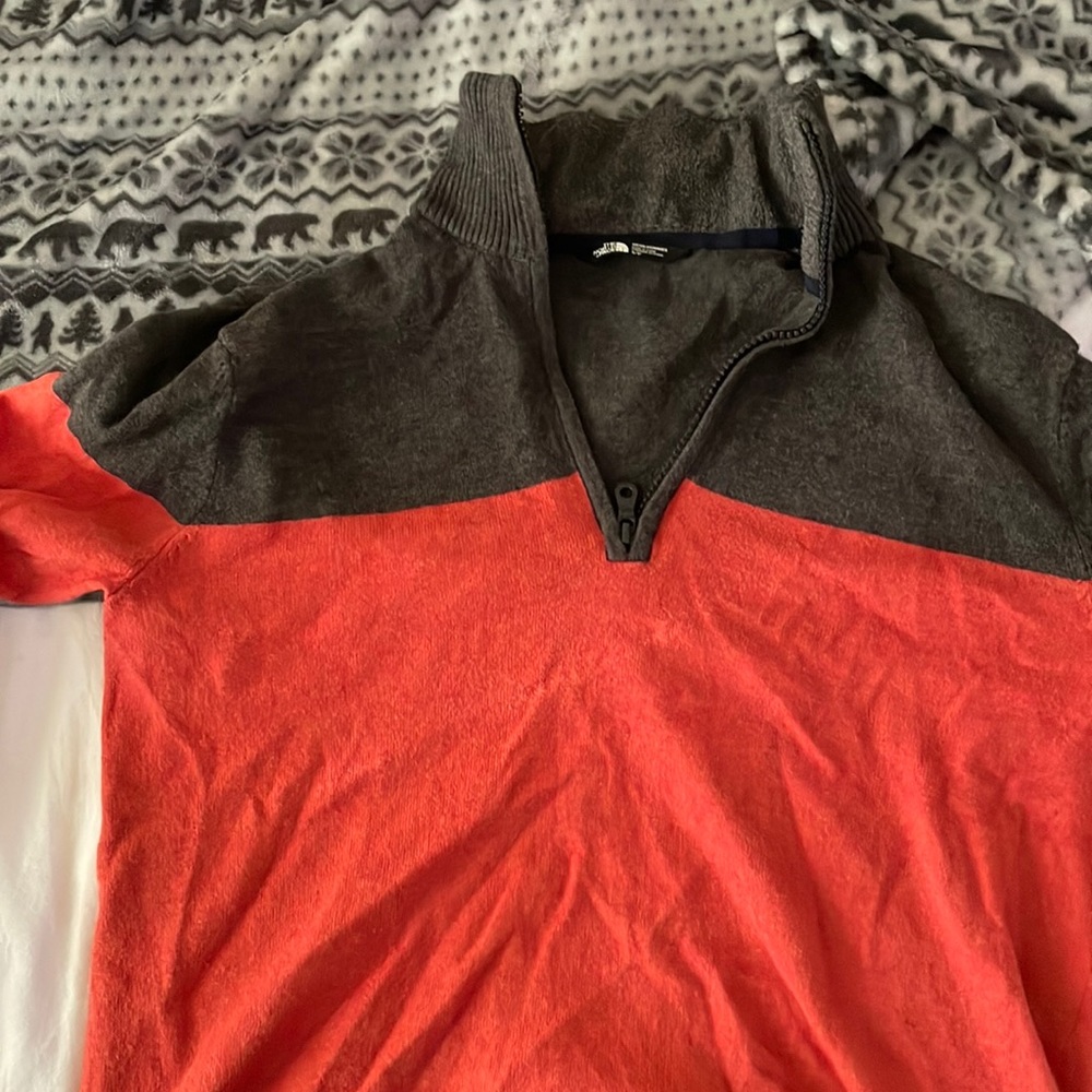 The North Face half zip sweater